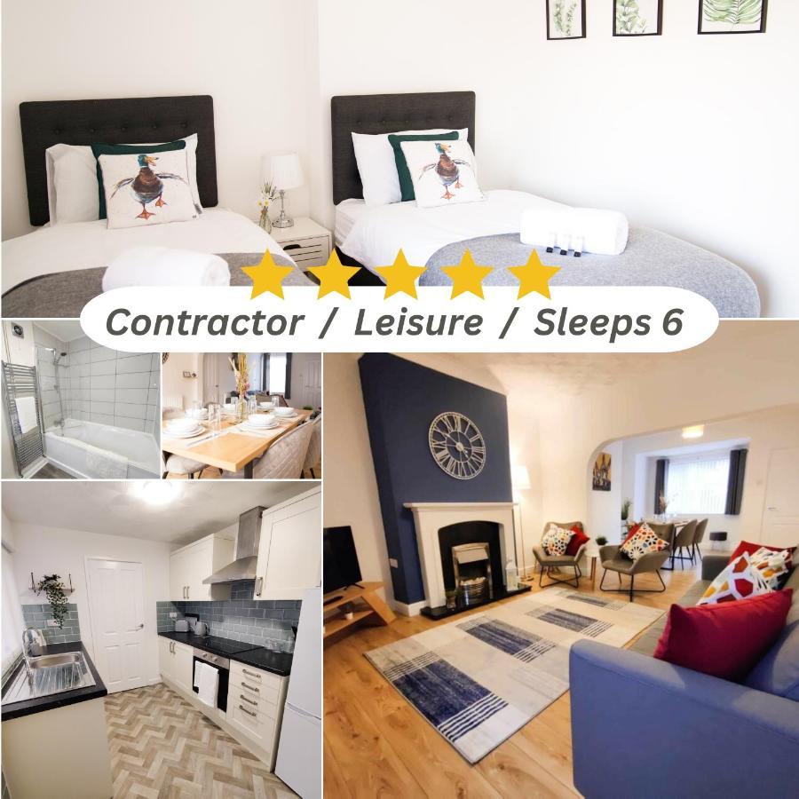 3Br-St Johns Hse-Free Parking-Workers-Kitchen-Wifi-Dog Friendly Apartment Doncaster Exterior photo